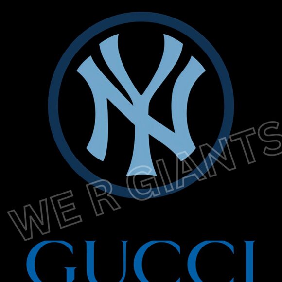 Gucci Yankees Print 11x17 Wall Art by The Artist Denardai - Picture 2 of 2